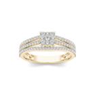 5/8 Ct. T.w. Diamond 10k Yellow Gold Engagement Ring