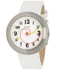 Simplify Unisex The 2700 White Leather-band Watch Sim2702
