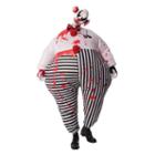 Inflatable Evil Clown Adult Costume
