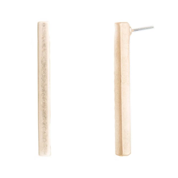A.n.a Gold-tone Match Stick Earrings