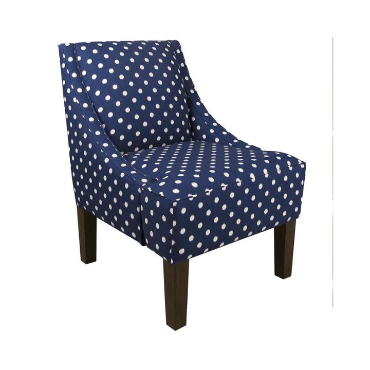 Paige Chair - Ikat Dots Print