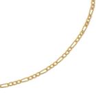 Made In Italy 10k Yellow Gold 2.9mm 20-22 Hollow Figaro Chain