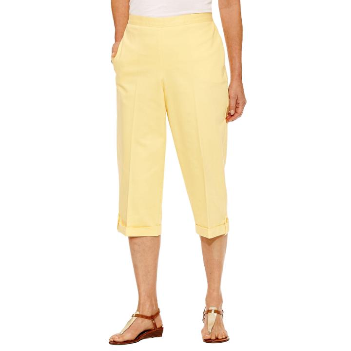 Alfred Dunner Blue Lagoon Capris Petites