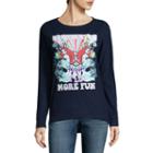 The Little Mermaid Brushed Fleece Sweatshirt- Juniors