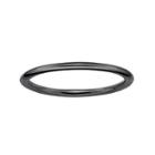 Personally Stackable Black-plated Sterling Silver Stackable Ring