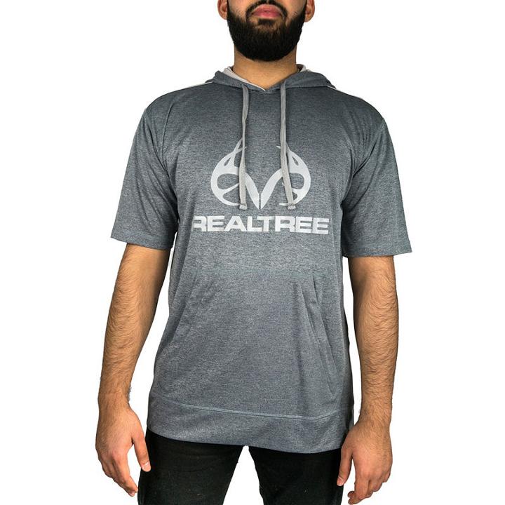 Realtree Short Sleeve Knit Camouflage Hoodie