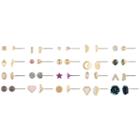 Decree Multi Color 10mm Stud Earrings