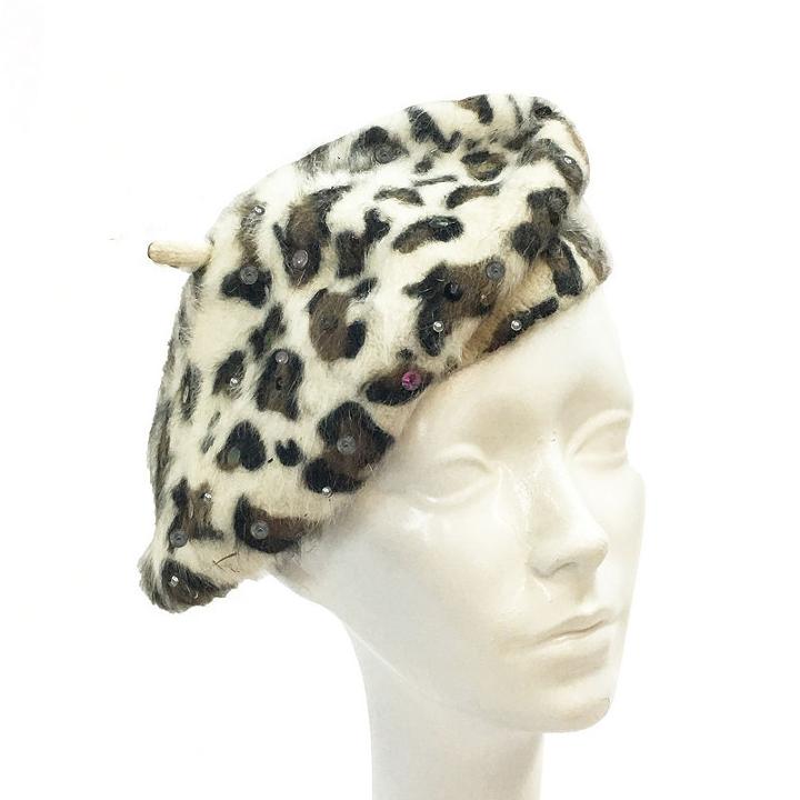 Whittall & Shon Animal Beret Derby Hat