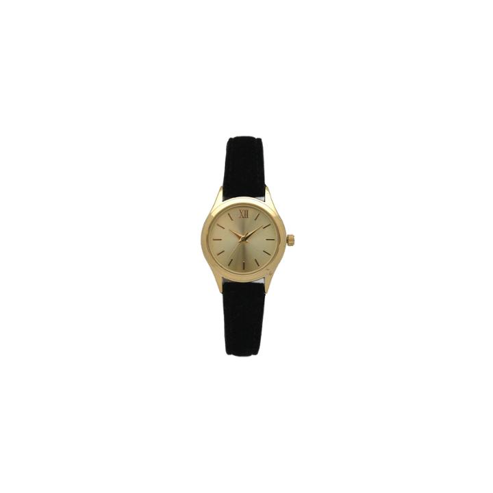 Olivia Pratt Velvet Womens Black Strap Watch-17439black