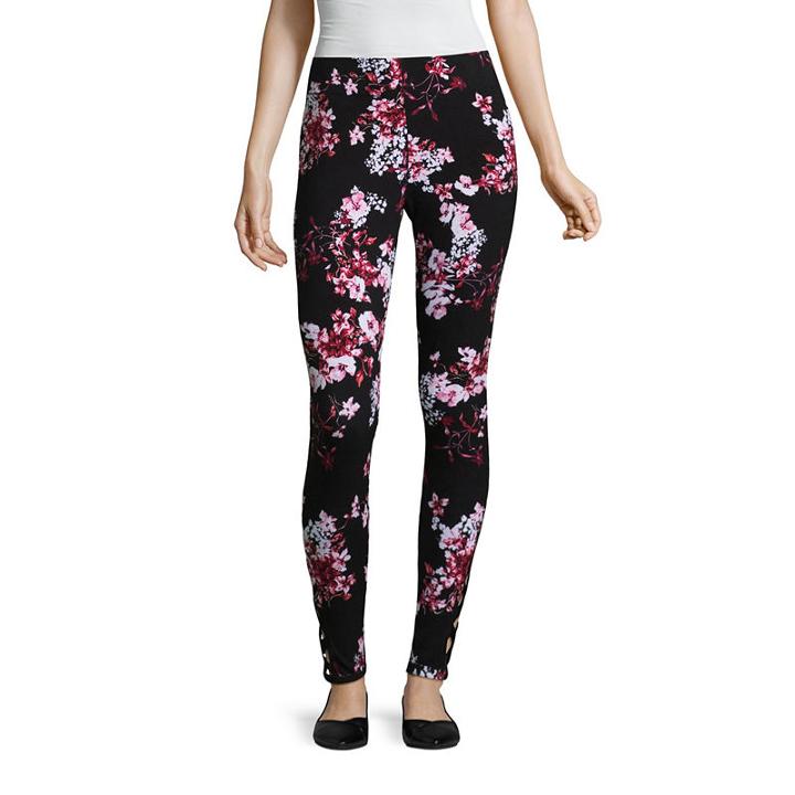 Mixit Print Legging With Strappy Ankle