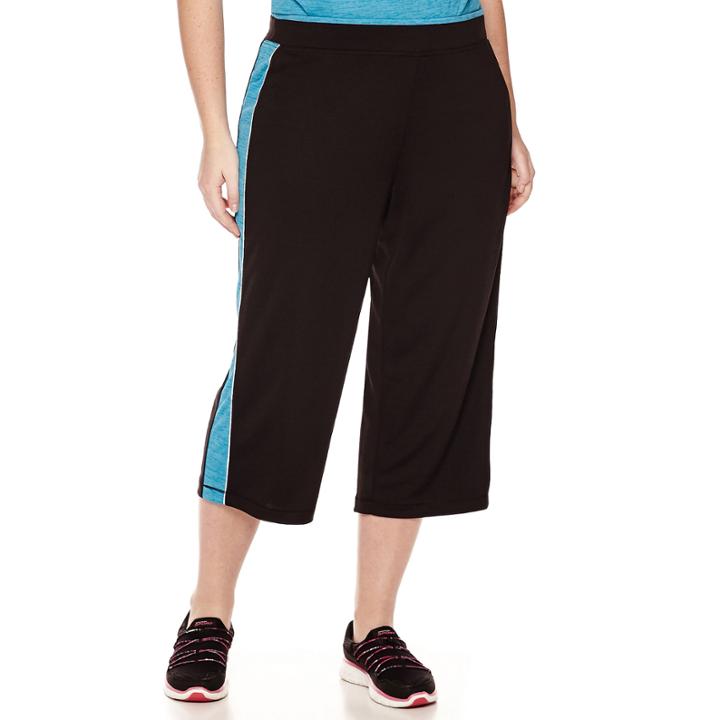 Made For Life Melange Mesh Capris - Plus