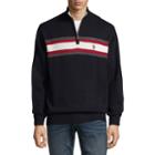 U.s. Polo Assn. Mock Neck Long Sleeve Jersey Pullover Sweater