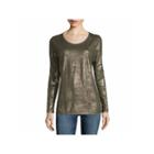 A.n.a Long Sleeve Scoop Neck T-shirt-womens Talls