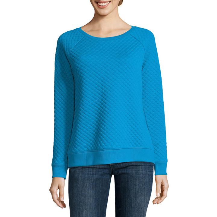 Liz Claiborne Raglan Novelty Pullover