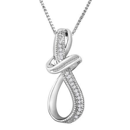 1/10 Ct. T.w. Diamond Vintage Pendant Necklace