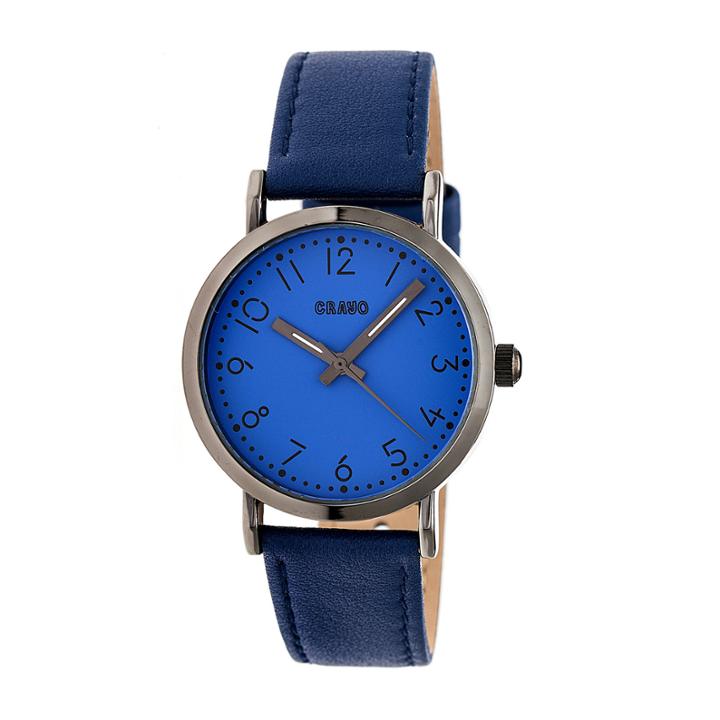 Crayo Pride Unisex Blue Strap Watch-cracr3805