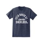 Short Sleeve Sherlock Holmes Crew Neck T-shirt