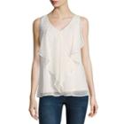 By & By Sleeveless Chiffon Dress Shirt-juniors