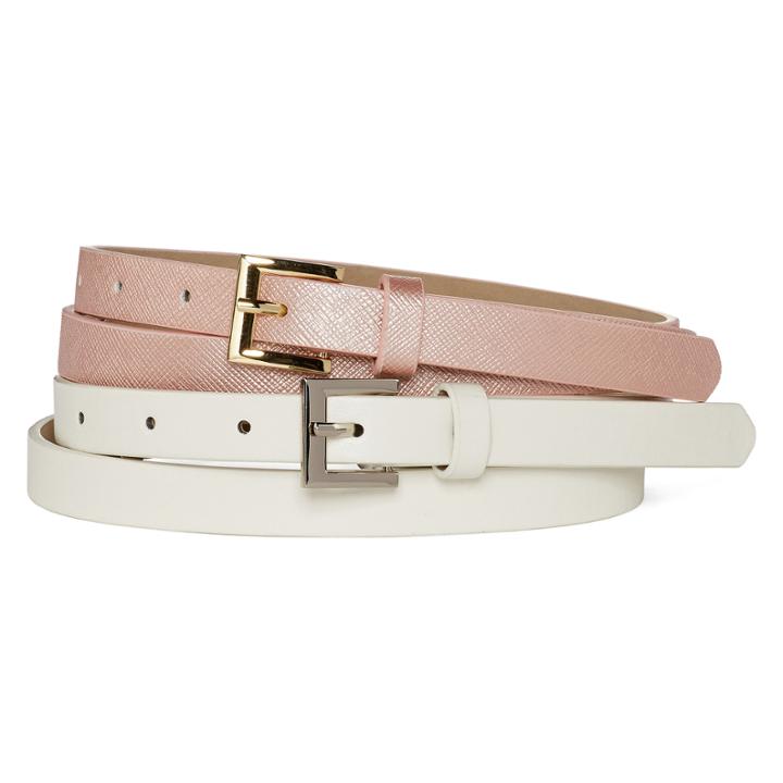 Mixit&trade; 2 Pack Skinny Belt