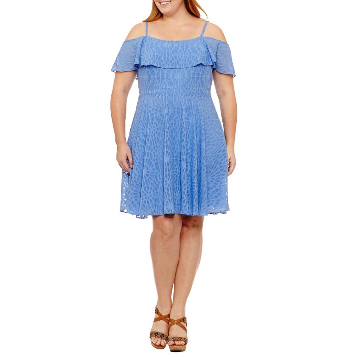 Spense Sleeveless Fit & Flare Dress-plus