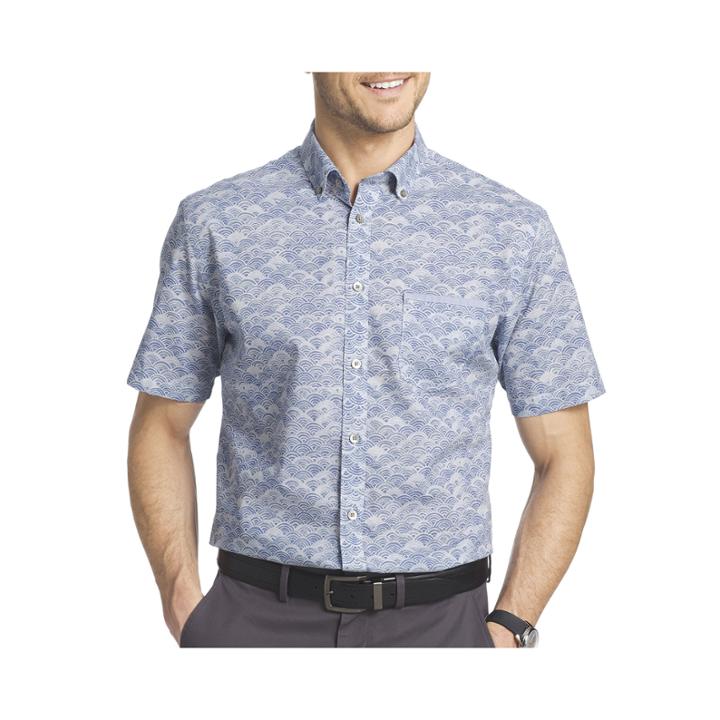 Van Heusen Short-sleeve Button-front Woven Shirt