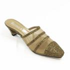Whittall & Shon Peek A Boo Slides Womens Mules