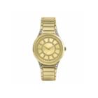 Mixit Womens Gold Glitter Bangle Watch