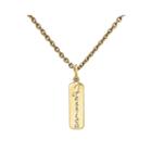Personalized 21x5mm Vertical Name Pendant Necklace