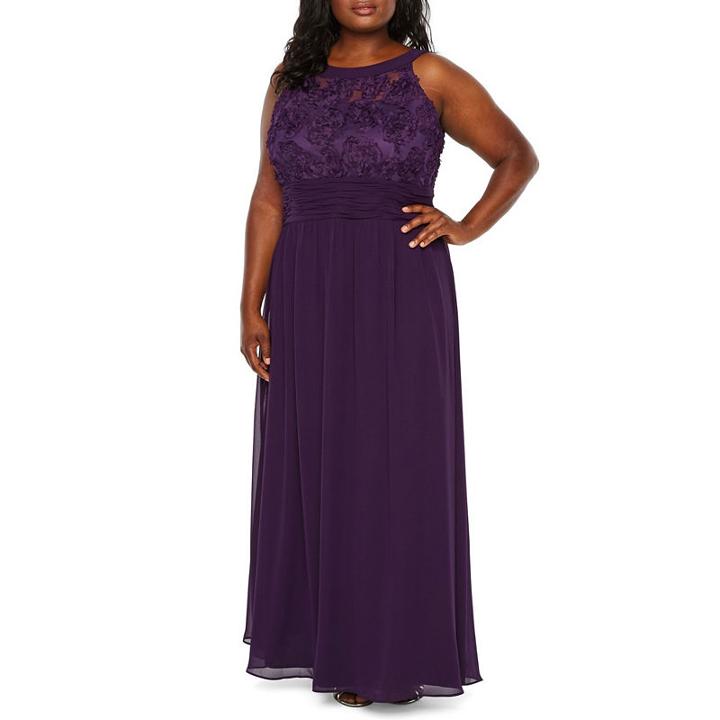 Scarlett Sleeveless Ball Gown-plus