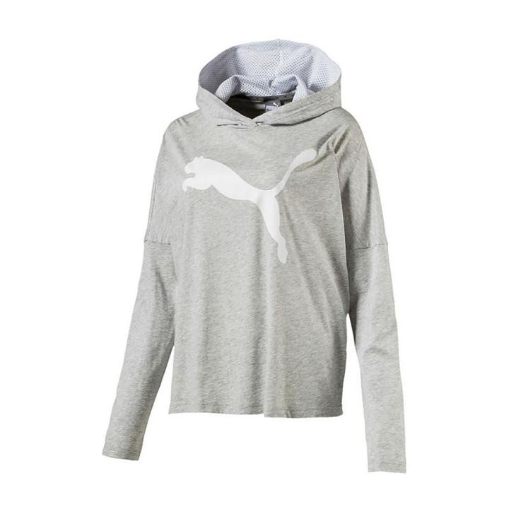 Puma Long Sleeve Knit Logo Hoodie