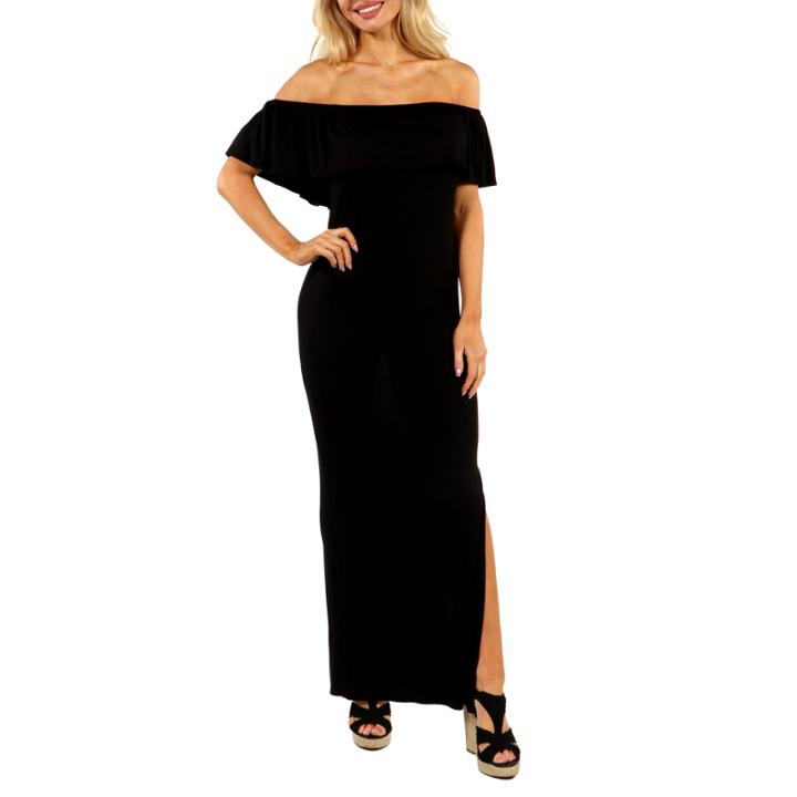 24/7 Comfort Apparel Long Cool Woman Maxi Dress