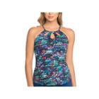 St. John's Bay Hi Neck Tankini Swimsuit Top