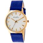 Simplify Unisex The 2800 Blue Leather-band Watch Sim2804