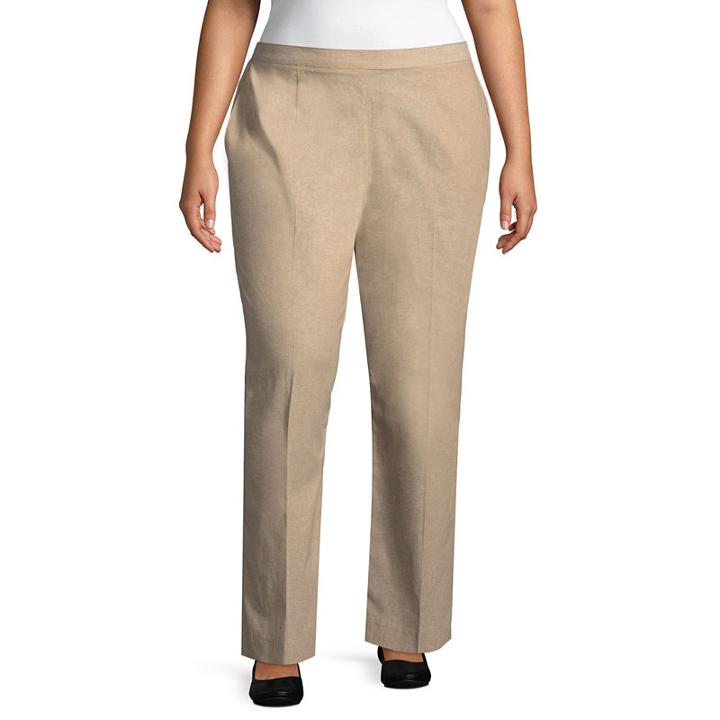Alfred Dunner Blues Traveler Classic Pant- Plus Short