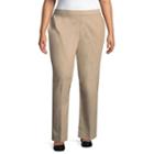 Alfred Dunner Blues Traveler Classic Pant- Plus Short