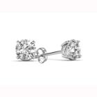 3/8 Ct. T.w. Genuine White Diamond Stud Earrings