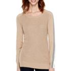 Stylus&trade; Long-sleeve Shaker Striped Sweater