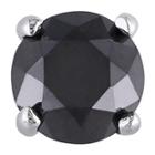 3/8 Ct. T.w. Color-treated Black Diamond Single Stud Earring