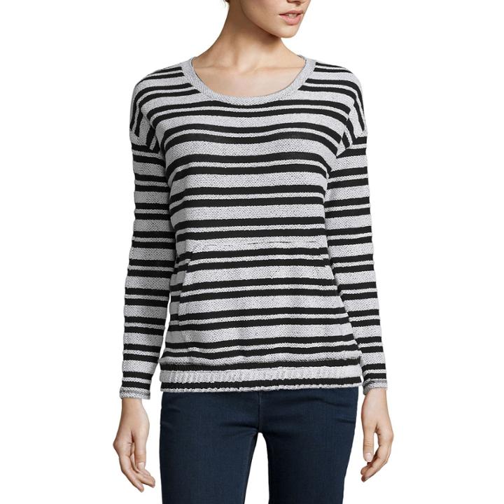 Liz Claiborne Kangaroo-pocket Pullover