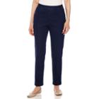 Alfred Dunner Scenic Route Slim Fit Stretch Denim Pants-petites