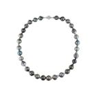 10-11mm Genuine Black Tahitian Pearl Necklace