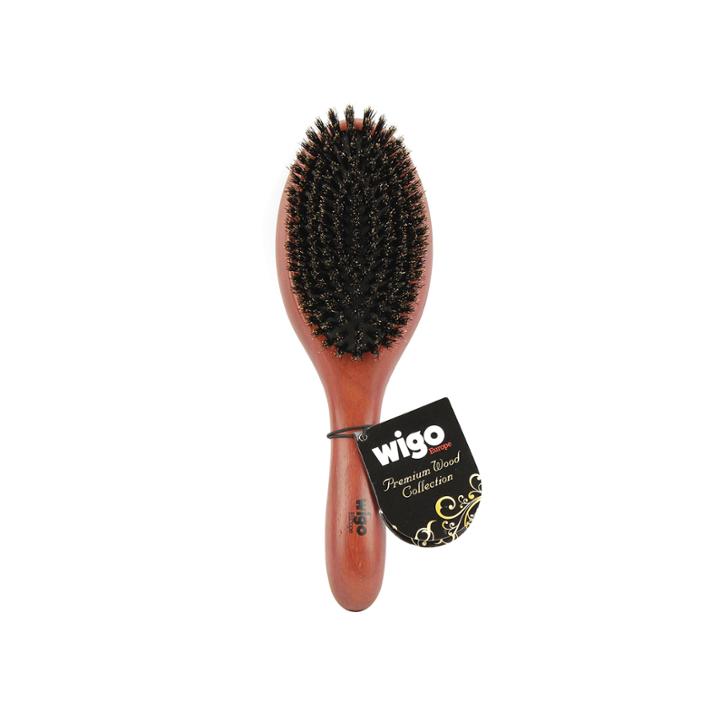 Wigo Wood Collection 100% Boar Small Round Brush