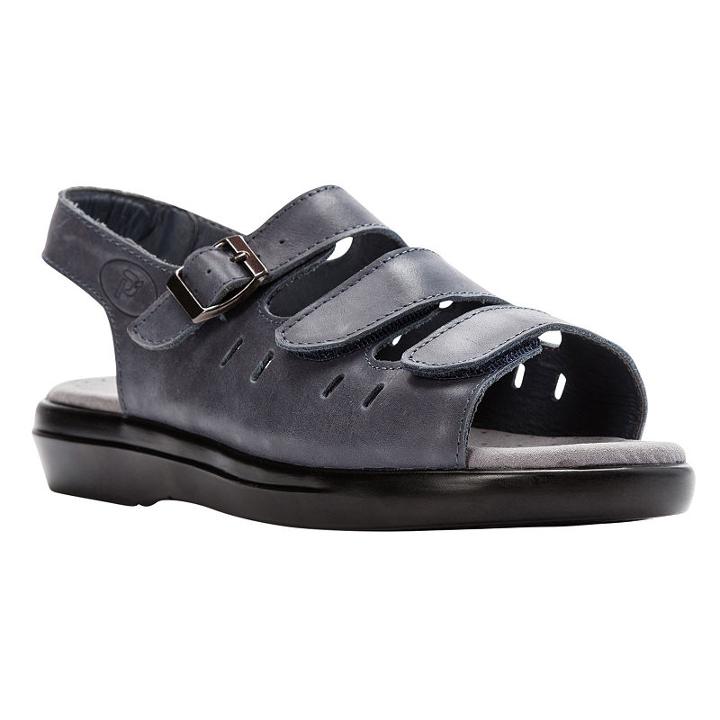 Propet Breeze Womens Walker Leather Sandals
