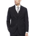 Steve Harvey Black Herringbone Suit Jacket