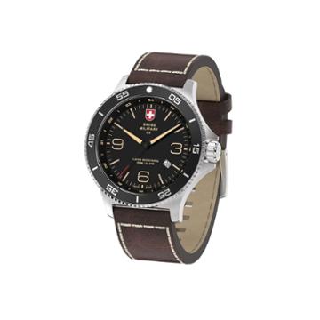 Swiss Military By Charmex Infantry Mens Brown Strap Watch-78344 5 D