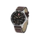 Swiss Military By Charmex Infantry Mens Brown Strap Watch-78344 5 D