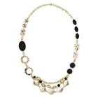 Aris By Treska Long Swag Front Necklace
