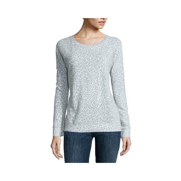 Liz Claiborne Long-sleeve Jacquard Sweatshirt
