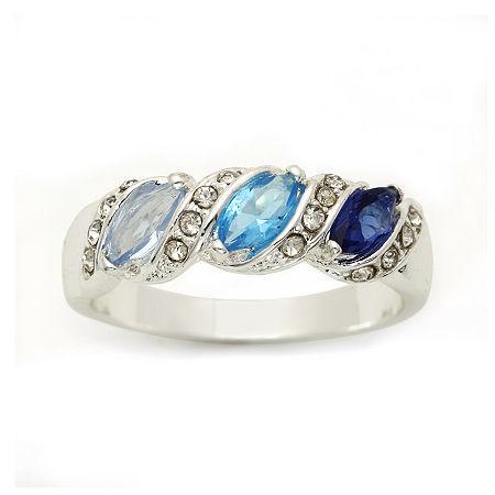 City X City Blue 3-stone Ring