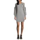 City Streets Cold Shoulder Sweater Dress